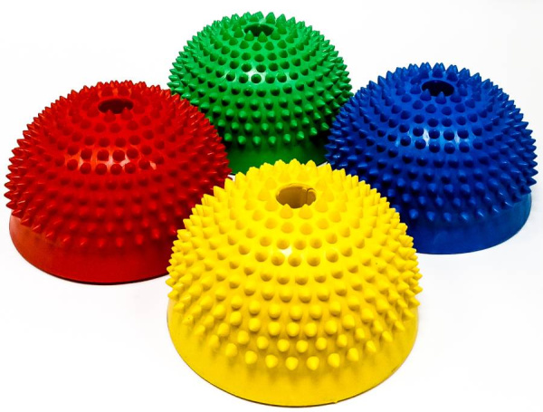 Кочка массажная Полусфера с отверстием 15 см, 1 штука Тех-пласт