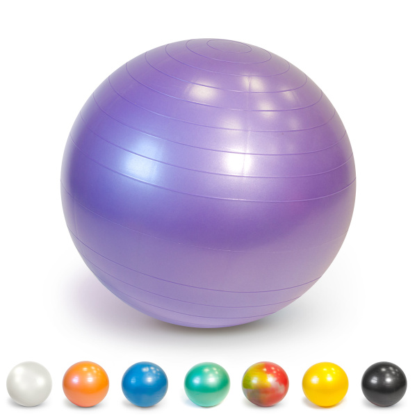 Мяч гимнастический фитбол GYMNIC PLUS 65 см, фиолетовый Ledraplastic