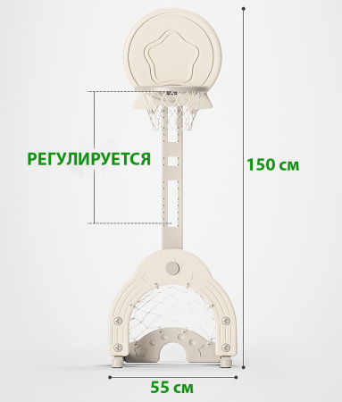 Стойка баскетбольная Гольф Perfetto sport