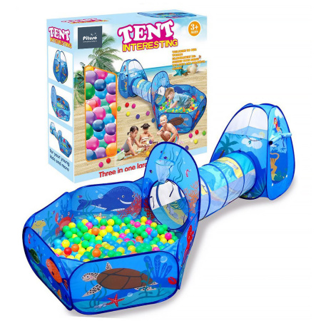Палатки Океан (конус, тоннель, сухой бассейн) с шариками