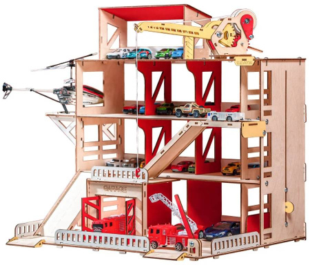 Парковка деревянная с краном M-WOOD