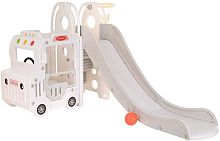 Горка с игровой зоной Cute Truck бежевая Pituso