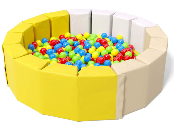 Сухой бассейн с шариками 16 граней Pastel Romana