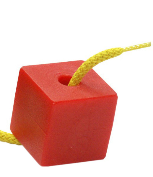 Набор обучающий со шнуровкой шарики Lacing Shapes (100 элементов, 20 мм) в контейнере Miniland