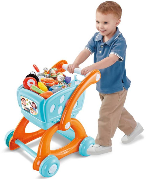 Игровой набор Кухня на тележке 2 в 1, 22 предмета PITUSO