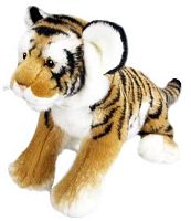 Игрушка мягкая Тигр рыжий 30 см LEOSCO