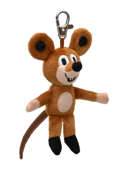 Игрушка-брелок Мышка 12 см на карабине Moravska Ustrenda Brno