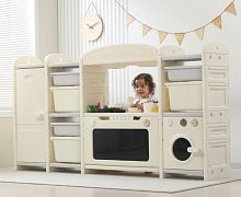 Кухня детская UNIX Kids Cook and Store 6 ящиков Grey