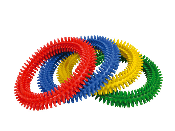 Кольцо массажное AKU RING 17 см, 4 штуки Ledraplastic