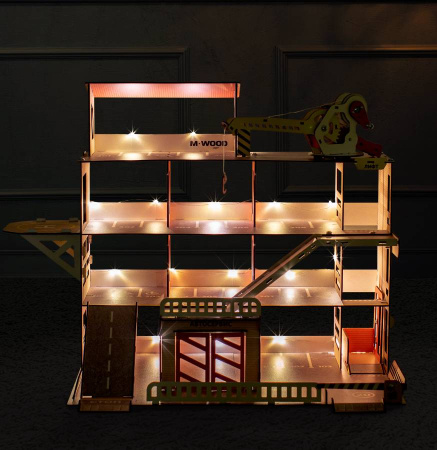 Парковка деревянная с краном M-WOOD