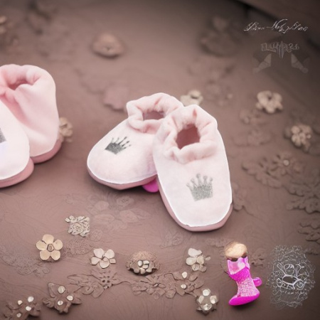 Пинетки для принцессы, розовые Teddykompaniet