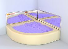 Акриловая зеркальная панель к сухому бассейну 150х50 см