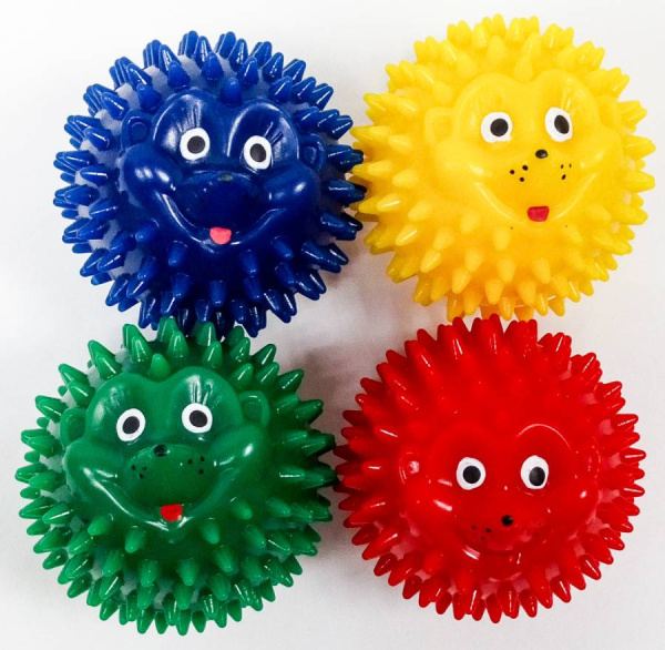Мяч массажный Ежик-шарик 7,5 см, 1 штука Тех-пласт