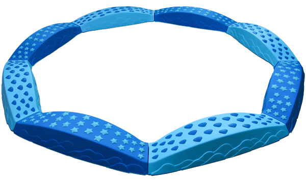 Тактильная дорожка голубая, 8 элементов BAONILE