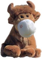 Игрушка мягкая Корова/Бычок 24 см LEOSCO