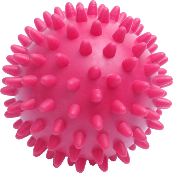 Мяч мягкий массажный ЕЖИК 18 см МалышОК розовый Альпина Пласт