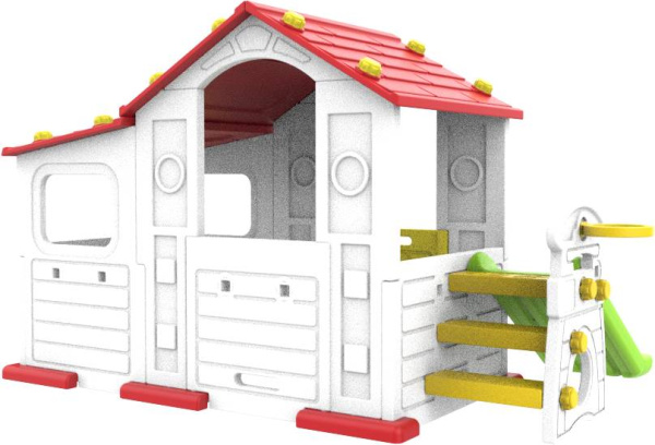 Домик игровой горкой, столиком и стульчиками ТОМО Toy Monarch