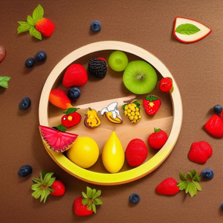 Рамка-вкладыш Фрукты ЛЭМ