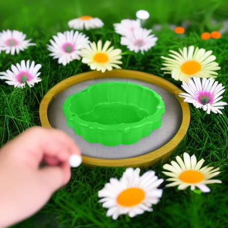 Песочница РОМАШКА зеленая Mochtoys