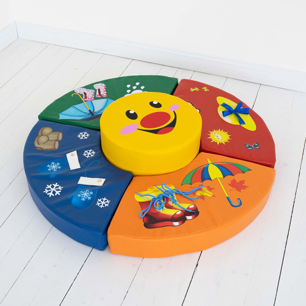 Модуль мягкий развивающий Времена года Romana