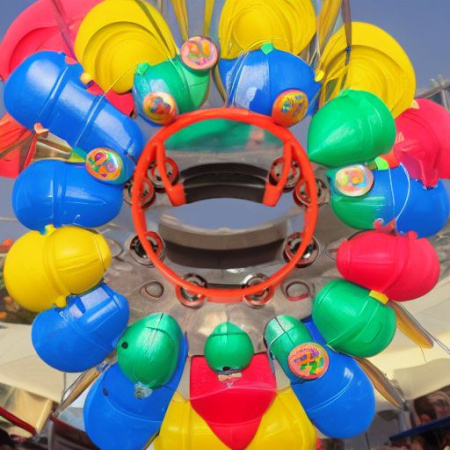 Тамбурин пластиковый ПОЛУМЕСЯЦ Flight