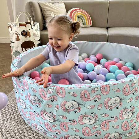 Сухой бассейн Romana Фламинго, 150 шариков