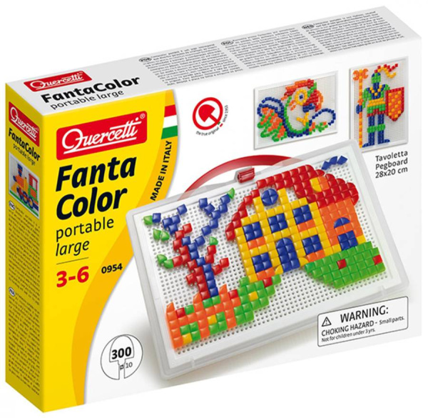 Мозаика FantaColor portable 10 мм 300 деталей Quercetti