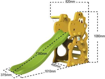 Игровая горка Динозаврик Toy Monarch