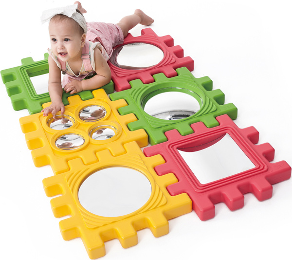 Тактильный зеркальный куб, 6 панелей Weplay