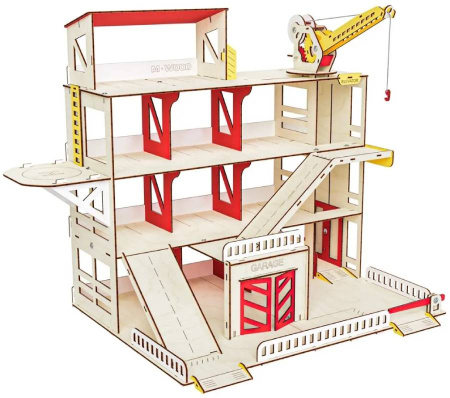 Парковка деревянная с краном M-WOOD