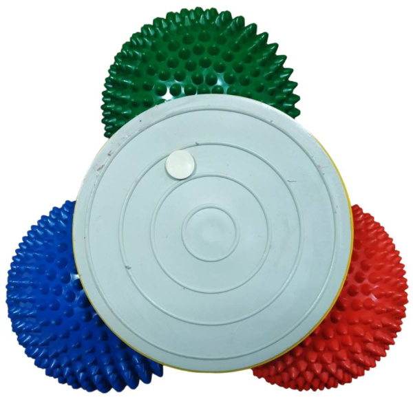 Кочка массажная Полусфера клееная 15 см, 1 штука Тех-пласт