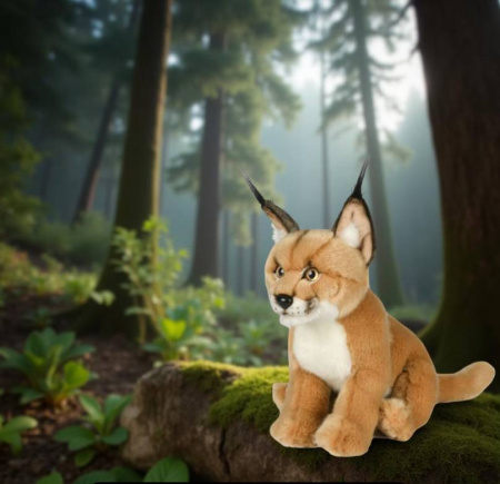 Игрушка мягкая Каракал 27 см LEOSCO