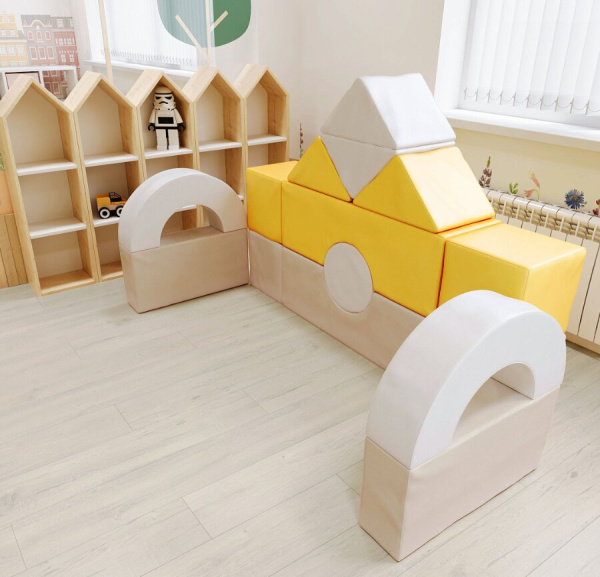 Мягкие игровые модули Теремок Pastel Romana