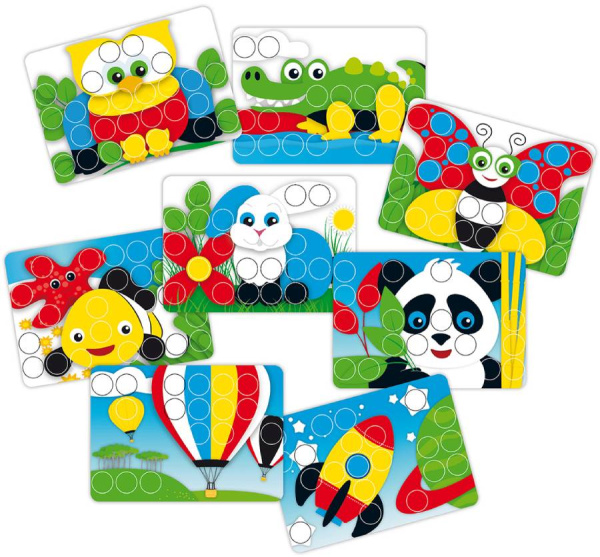 Мозаика Pixel Юниор 32 мм 58 деталей Quercetti