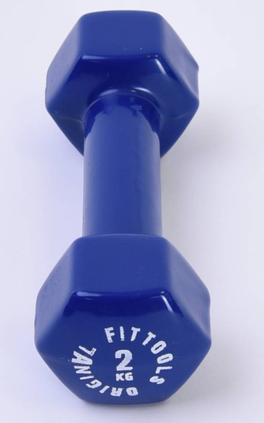 Гантель в виниловой оболочке 2 кг Original Fit.Tools