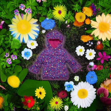 Куртка утепленная ЦВЕТОЧЕК, 4 года Amy Byer