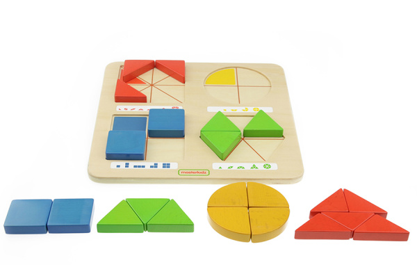 Панель настольная Части и доли Masterkids