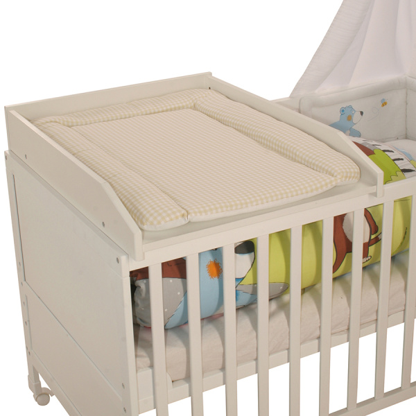 Портативный пеленальный стол с матрасиком для детской кровати Vichy белый Roba