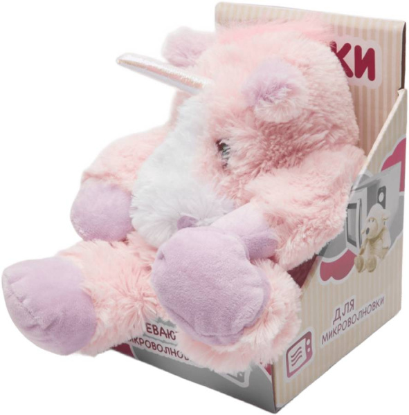 Игрушка-грелка Large Единорог 33 см Intelex