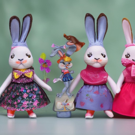 Модное дефиле ЗАЙКА Vladi Toys