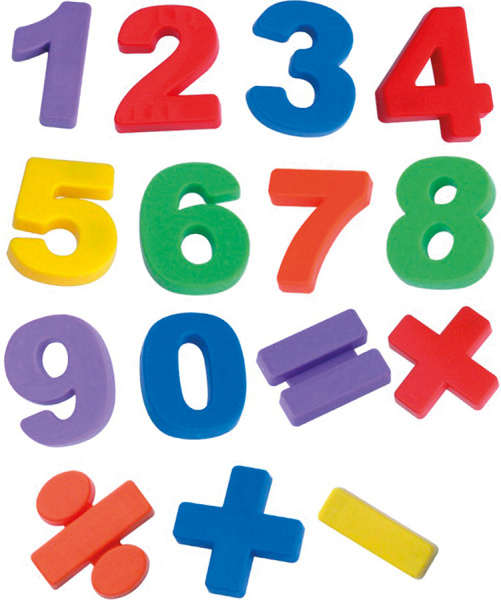 Набор магнитных цифр и знаков, 68 элементов Miniland