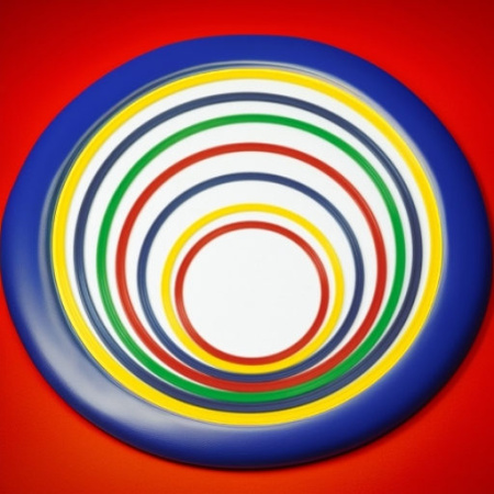 Обруч гимнастический плоский 70 см