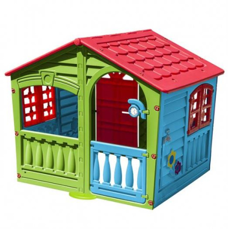 Игровой домик красный/голубой/зеленый PalPlay