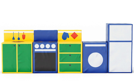 Набор мягких игровых блоков Поваренок Romana