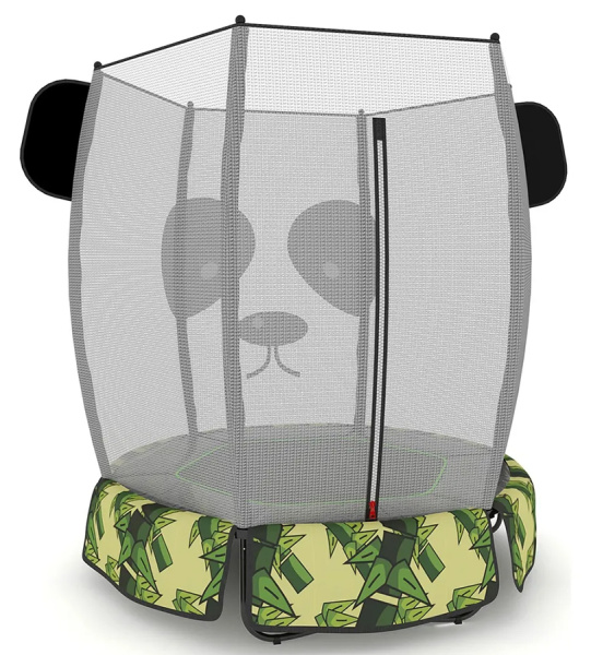 Батут каркасный с защитной сеткой UNIX Line 4,6 фт. PANDA 140 см