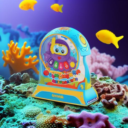 Музыкальный осьминожка УМНЫЙ Я, голубой Zhorya