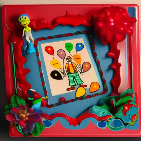 Рамка-вкладыш Клоун ЛЭМ