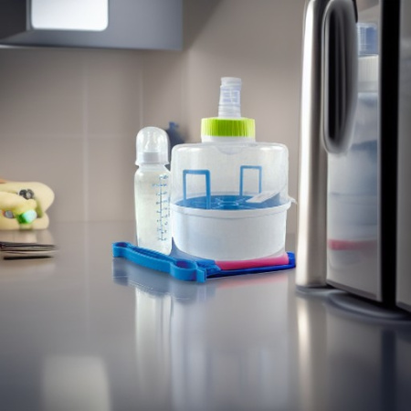 Стерилизатор и бутылочка Nurtria