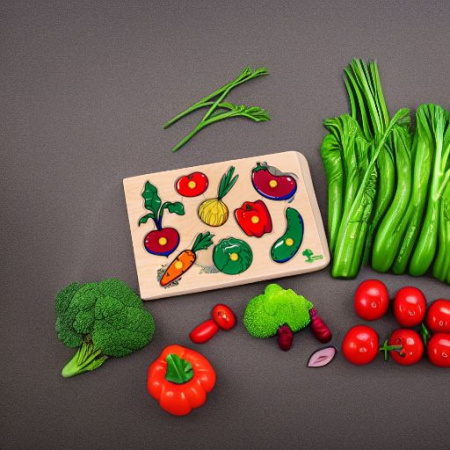 Рамка-вкладыш Овощи ЛЭМ