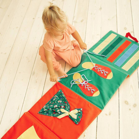 Мягкая развивающая Книжка Ловкие пальчики